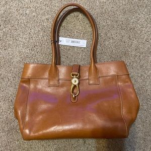 Dooney & Bourke Large Amelie Shoulder Bag - Brown Natural - NEW WITH TAG